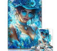 Beautiful Woman JigsawPuzzle 1000 Pieces for Adults,Challenging Game And Family Play for Is Ideal As A Gift for The Whole Family (50x75cm)