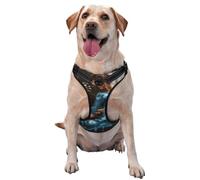 Beautiful Woman Playing The Piano No Pull Dog Harness Adjustable Reflective Oxford Easy Control Medium Large Dog Harness