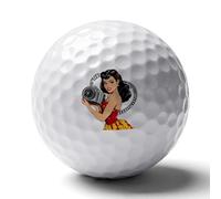Beautiful Woman Take Photo Camera Personalized Golf Balls Distance Practice Ball for Indoor Outdoor