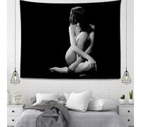 Beautiful Woman Tapestry Wall Hanging Artistic Sexy Tapestry Fabric Wall Hangings Art 3D Print Tapestries for Bedroom Living Room Home Decor 150x200 cm a/1524
