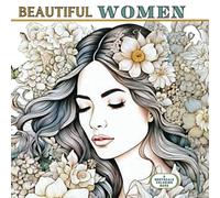 Beautiful Women: A Greyscale Coloring Book: Cameos of Women of the World. For Adults, Teens or Children