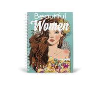 Beautiful Women Adult Coloring Book