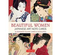 Beautiful Women in Japanese Art Note Cards: 16 Different Blank Cards & Envelopes: 16 Different Blank Cards with 17 Patterned Envelopes (Japanese Woodblock Prints)
