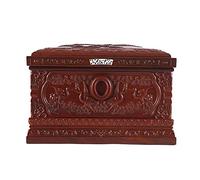 Beautiful Wooden Urn of Love, Large Urns for Ashes Wood Ashes Box Cremation Urns for Human Ashes, Beautiful Life Urns Also Has Decorative Effects