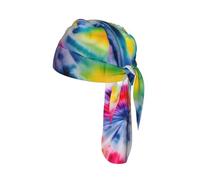 Beautiful World Rainbow Tribe Print Cycling Headwrap Under Helmet Skull Cap Sweat Wicking Quick Dry for Patriotic Event Gift