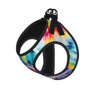 Beautiful World Rainbow Tribe Print Pet Leash Vest,Breathable Mesh Pet Harness, Reflective For Small Medium Dogs Safe Easy Walking