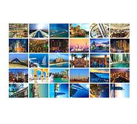 Beautiful World Travel Scenery Post Cards Artistic Retro Postcards 30 PCS-Dubai