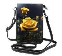 Beautiful yellow roses Small Cell Phone Purse Crossbody Compact Exquisite and Reliable for Daily Commuting and Travel