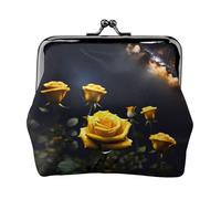 Beautiful Yellow Roses Small Wallets Woman,Wallets for Women,Coin Purse for Women,Small Womens Wallet,Small Makeup Bag for Purse