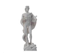 BeautifulGreekStatues Apollo God Of Music Poetry Art Alabaster Statue Sculpture 6.69"