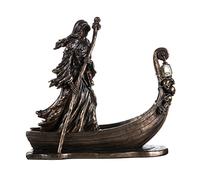 BeautifulGreekStatues Charon The Ferryman Of Hades Greek Mythology Cold Cast Bronze Statue 10.2 Inches