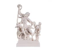 BeautifulGreekStatues Laocoön And His Sons With Serpents Greek Mythology Trojan Priest Alabaster Statue 11.4 Inches