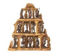 BeautifulGreekStatues Miniature Set 12 Olympian Gods of Mount Olympus Pantheon Cold Cast Bronze Statues