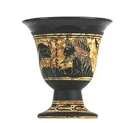 BeautifulGreekStatues Pythagoras Cup of Justice Pythagorean Fair Mug Ancient Greek God Poseidon Hand Painted Ceramic Usable