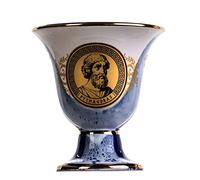 BeautifulGreekStatues Pythagoras Cup of Justice Pythagorean Theorem Fair Mug Ancient Greece Blue Cobalt Usable