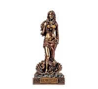 BeautifulGreekStatues Rising Venus Aphrodite Zeus Daughter Greek Goddess Miniature Cold Cast Bronze Statue Figurine 3.42"