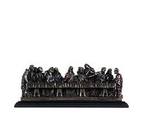 BeautifulGreekStatues The Last Supper Jesus Christ Leonardo da Vinci Bronze Finish 10 Inches