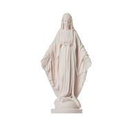 BeautifulGreekStatues Virgin Mary Mother of Jesus Madonna Statue Alabaster 9"