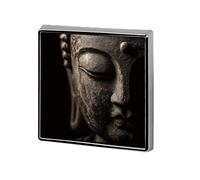 Beautifull Buddhist Unisex Brooches & Pins Square Lightweight Lapel Badge Jewelry for Clothing Shawl Hat