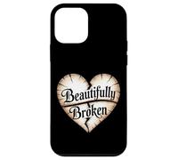 Beautifully Broken Christian Heart Religious Quote Case for iPhone 12 mini
