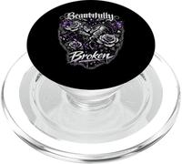Beautifully Broken Emo Gothic Design PopSockets PopGrip for MagSafe