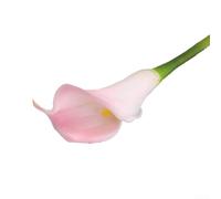Beautifully Crafted Artificial Calla Lily Bundle, Lifelike Lilies in White and Yellow Colors, Detachable Heads (purple)