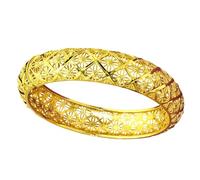 Beautifully Crafted Hollow Engraved 24K Gold Plated Adjustable Wrist Chain for Women Trendy and Versatile Adjustable Wrist Chain