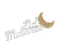 Beautifully Crafted Letter Moon Ornament Aid Festival Hollow Alphabet Desktop Decor for Dining Table