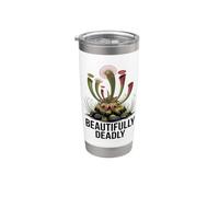 Beautifully Deadly Venus Flytrap Plant Collector Stainless Steel Insulated Tumbler