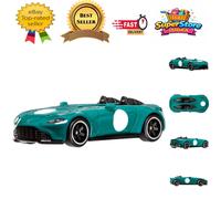 Hot Wheels Premium Car Culture Collectible Toy Car, 1:64 Scale Die-Cast Aston Martin V12 Speedster with Real Riders Tires, HKC78