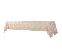 Beautifully Designed Lace Tablecloth with Embroidered Floral Patterns for Dining Elegance (75 * 200cm)