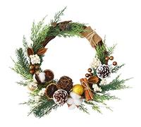 Beautifully Fall Wreath Front Door Wreath Christmas Wreath Full Handcrafted Festival Celebration Decoration for Window Home Porch Decor Diverse