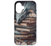 Beautifully Illustrated Dragon Curled Around Case for iPhone 16