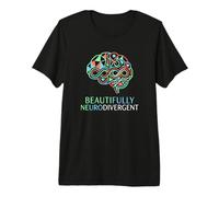 Beautifully Neurodivergent ASD Spectrum Advocate Premium T-Shirt
