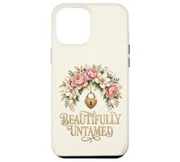 Beautifully Untamed Floral Heart Lock Peony Magnolia Case for iPhone 12 Pro Max