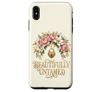 Beautifully Untamed Floral Heart Lock Peony Magnolia Case for iPhone XS Max
