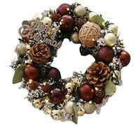 Beautifully Wreaths for Front Door Christmas Wreath Rattan Fall Wreath Ideal Festival Celebration Party Decoration Send String Lights Diverse