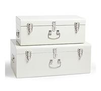 Cream Metal Trunks