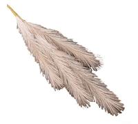Beautify Your Space With Artificial Flower 4fork Pampas Reed Grass 58 5 Cm Silk Flower Choose From Beige, Brown, Light Yellow(Light yellow)