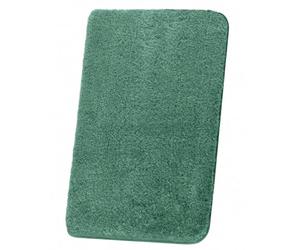Beautissu Bath Mat Non Slip Shaggy High Pile Microfibre Floor | 80x50cm green soft shower for Bathtub and Toilette suitable for Heating Rug washable bathroom anti BeauMare FL