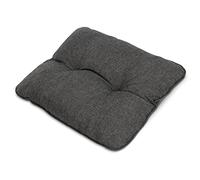 Beautissu Comfortable Outdoor Back Lounge Cushion 50x40 cm - 12 cm thick - Cover Dirt & Water Repellent Garden Chair Cushions Seat Pads Furniture Chairs Rattan Patio Anthracite - BeauFlair
