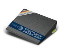 Beautissu Dimensionally Stable Wedge Cushion with Non-Slip Cover Washable & Zip Ergonomic Driver Seat Cushions for Home Office Chair 37x33.5 cm Anthracite BeauErgo