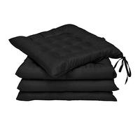 Beautissu Dining Chair Cushions Set of 4 Seat Pads with Ties Patio Kitchen