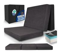 Beautissu Folding Mattress Single Visco Foam Washable Cover