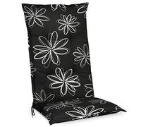 Beautissu High Back Garden Chair Cushions with Backrest Foamcore soft Seat
