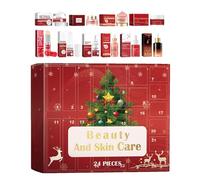 Beauty Advent Calendar - Christmas Calendar Advent 2025, 24-Day Beauty Gift Set With Moisturizing Hydrating Facial Cream Lotion | Skincare Makeup Kit For Women Men | Self Care Bath Body Birthday Moth