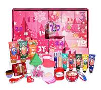 Beauty Advent Calendar Gifts for Women, 24pcs Spa Pamper Gift Sets Bubble Bath Countdow Calendar, Skincare Xmas Secret Santa Gift Basket for Her Mum Wife Best Friend Family
