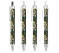 Beauty And Dragon Ballpoint Pen for Office Work 4 PCS