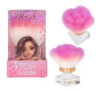 Beauty and Me Powder Brush, White, Rose Shape, Soft Blush and Bronzing Brush, Multicolor