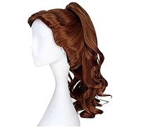 Beauty and the Beast Adult Women's Princess Belle Wig Cosplay Brown wig Belle costume